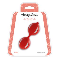 Kulki orgazmowe CANDY BALLS - czerwone
