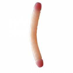 Dildo waginalno - analne 33 cm 