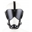 Maska z kneblem czarna SM-112